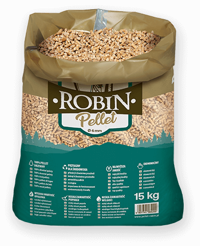 worek pelletu opałowego Robin do kupienia w Lęborku lub sklepie internetowym